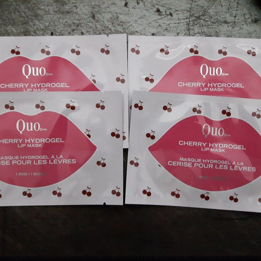QUO Cherry Lip Scrub LOT of 4